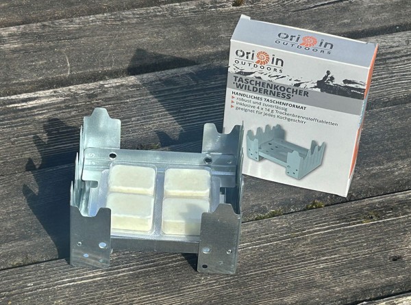 Taschenkocher "Wilderness" - Inkl. 4 Brennstofftabletten